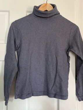 Vintage Norsport Microstripe Turtleneck